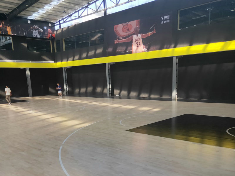 南阳市骄阳体育篮球俱乐部施工案例
